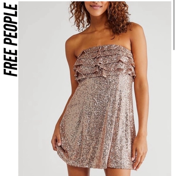Free people Frida sequin mini dress - Picture 2 of 3